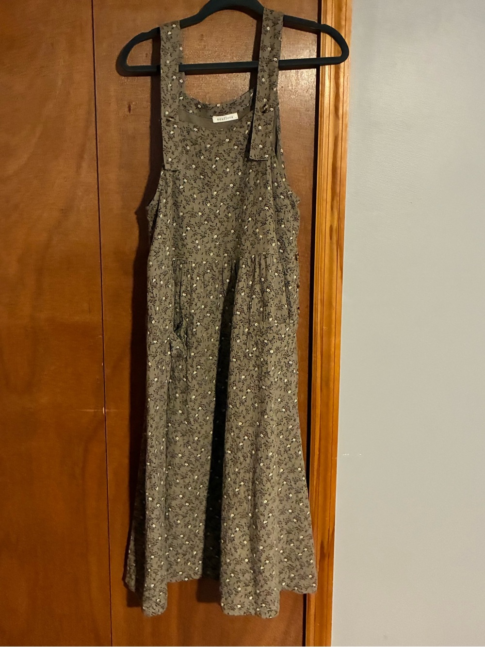 Neuflora Beige Floral Dress